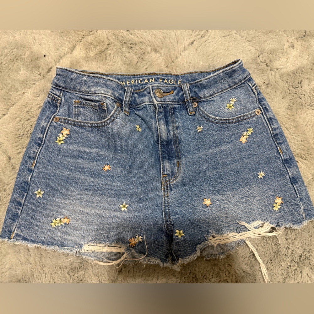 American Eagle Blue Denim Shorts